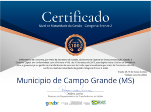 Leia mais sobre o artigo Campo Grande é a primeira capital do País a receber certificação como Modelo de Excelência em Gestão