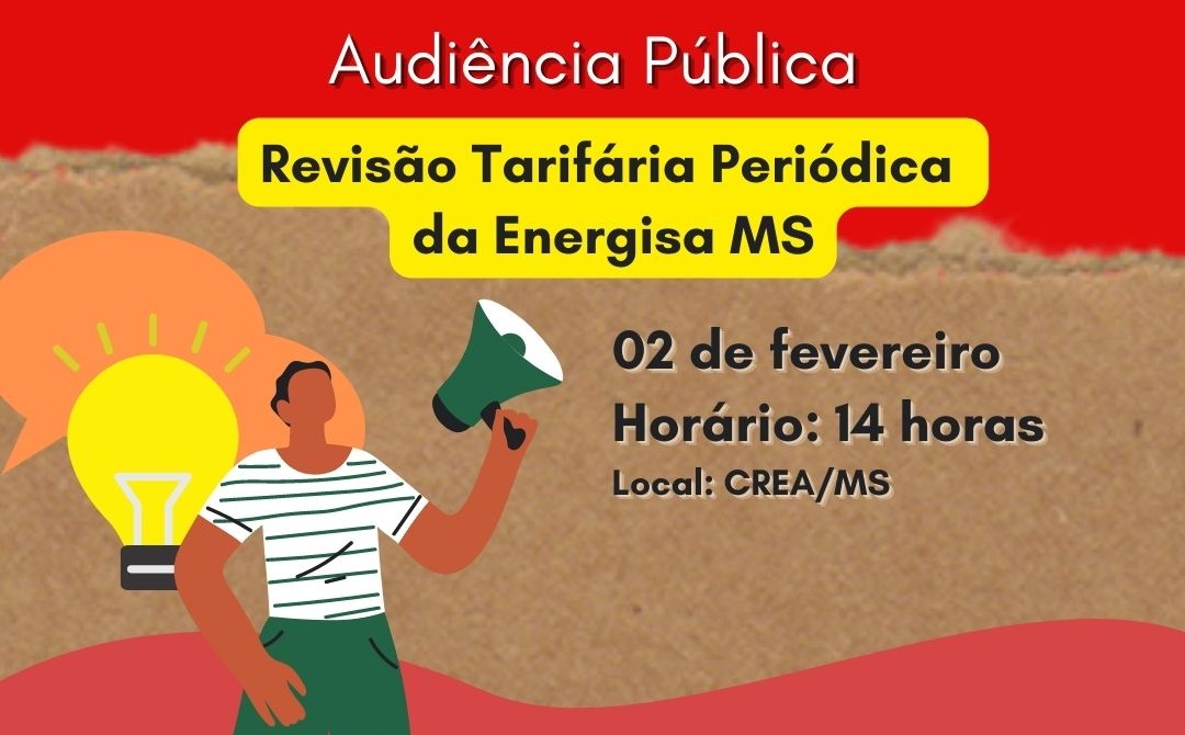 Leia mais sobre o artigo Audiência pública para Revisão Tarifária em MS será na quinta-feira