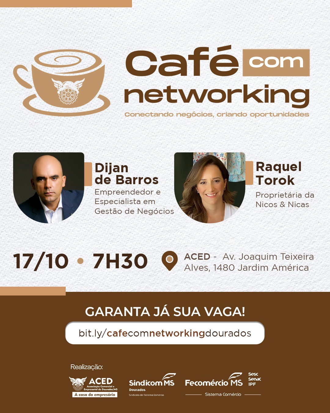 Leia mais sobre o artigo Sistema Comércio MS participa do ‘Café com Networking’ em Dourados