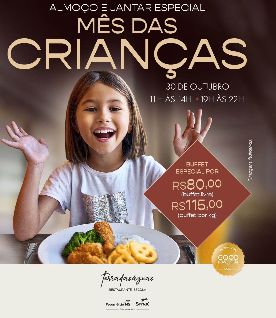 Você está visualizando atualmente Restaurante do Senac realiza almoço e jantar especial no mês das crianças